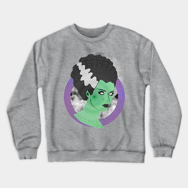 The Bride Crewneck Sweatshirt by AubreyBriteArt